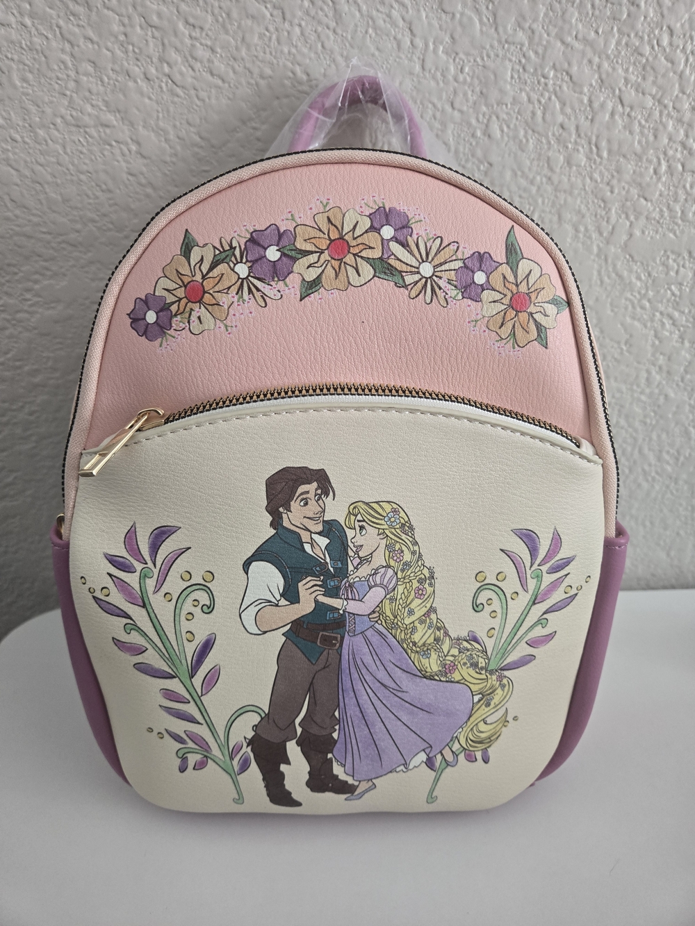 Her Universe Rapunzel Floral Mini Backpack